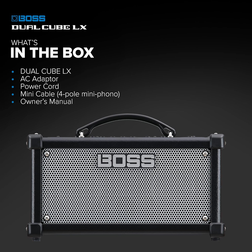 BOSS DUAL CUBE LX Combo Guitarra Elétrica STEREO Ultra-Portátil