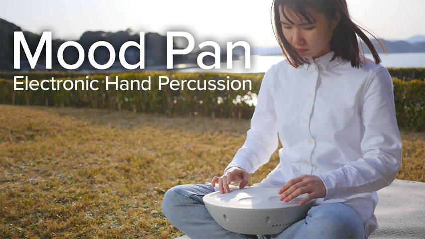 Roland MN-10 MOOD PAN Handpan Instrumento Percuss&atilde;o Eletr&oacute;nico