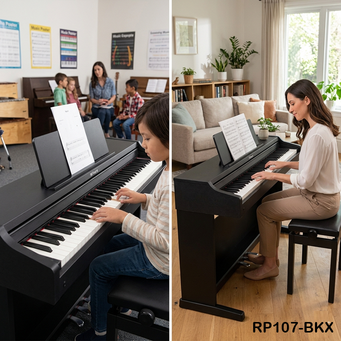 Roland RP107-BKX Piano Eletrónico preto