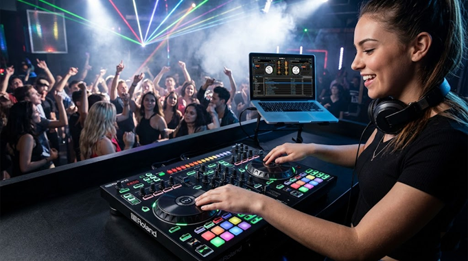 Roland DJ-505 Controlador DJ Serato DJ PRO