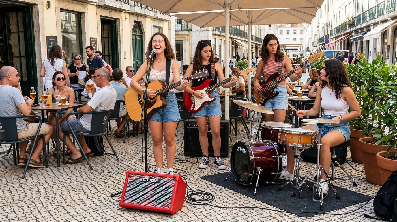BOSS CUBE STREET II RED Vermelha Coluna Amplificada Multi-Aplica&ccedil;&otilde;es