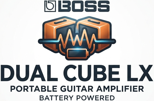 BOSS DUAL CUBE LX Combo Guitarra Elétrica STEREO Ultra-Portátil