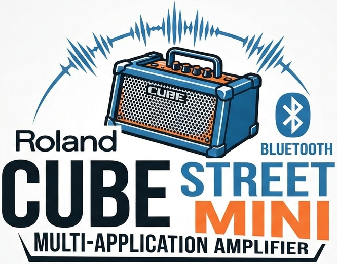 <b>Roland CUBE STREET MINI Coluna Port&aacute;til Bluetooth Multi-aplica&ccedil;&otilde;es</b>