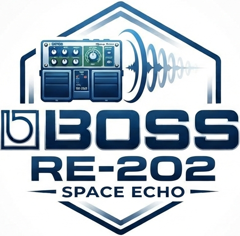 <b>BOSS RE-202 SPACE ECHO Recria&ccedil;&atilde;o Ic&oacute;nico Roland RE-201</b>