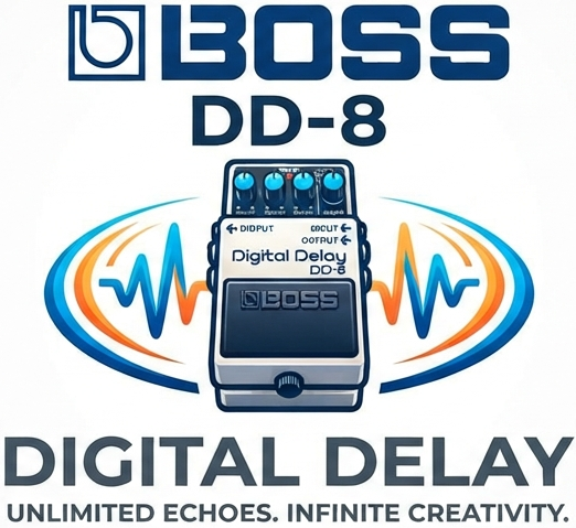 <b>BOSS DD-8 Pedal Compacto Delay Digital para Guitarra El&eacute;trica</b>