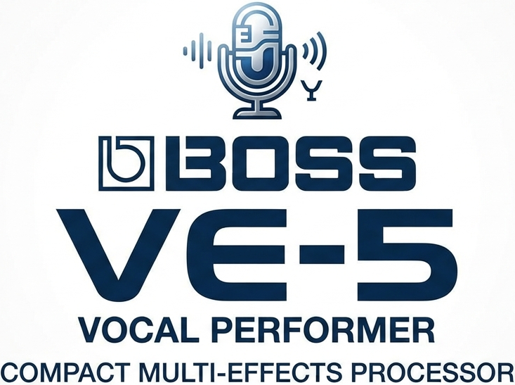 <b>BOSS VE-5 WH Processador de Voz Harmonizer Profissional Branco</b>