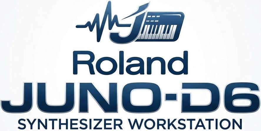 <b>Roland JUNO-D6 Sintetizador 3800 Sons 95 kits Bateria Visor Cores</b>