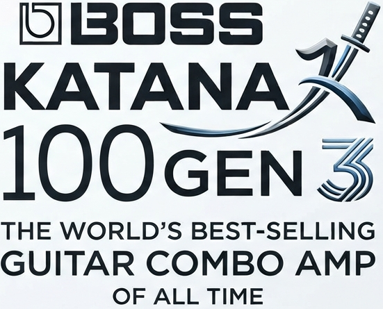 <b>BOSS KATANA 100 GEN 3 Combo Guitarra com função STEREO EXPAND</b>