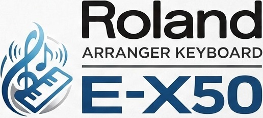 <b>Roland E-X50 Piano Port&aacute;til com Ritmos 61 Teclas Touch Velocity</b>