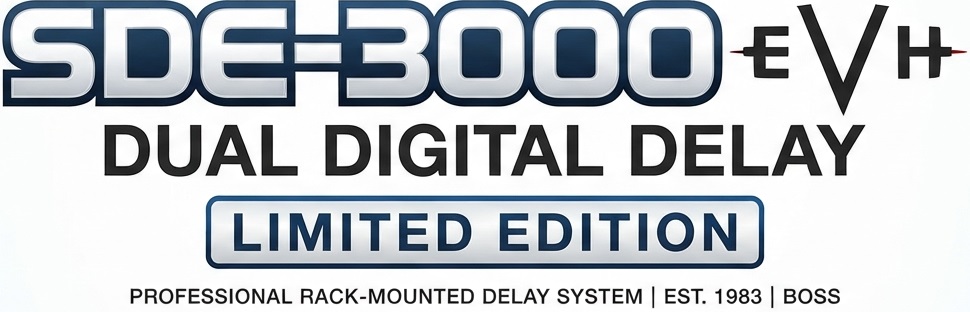 <b>BOSS SDE-3000EVH DUAL DELAY - EVH LIMITED EDITION</b>