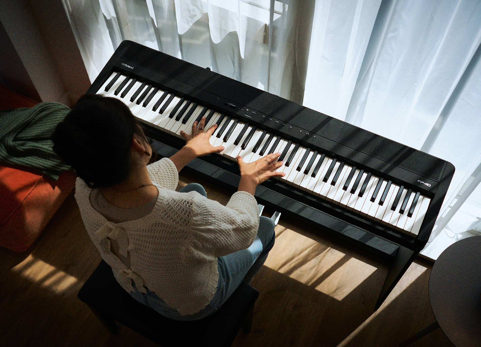 <b>Roland FP-40 Black Piano Digital Port&aacute;til com WI-FI nova app PIANO SPHERE NEW!</b>