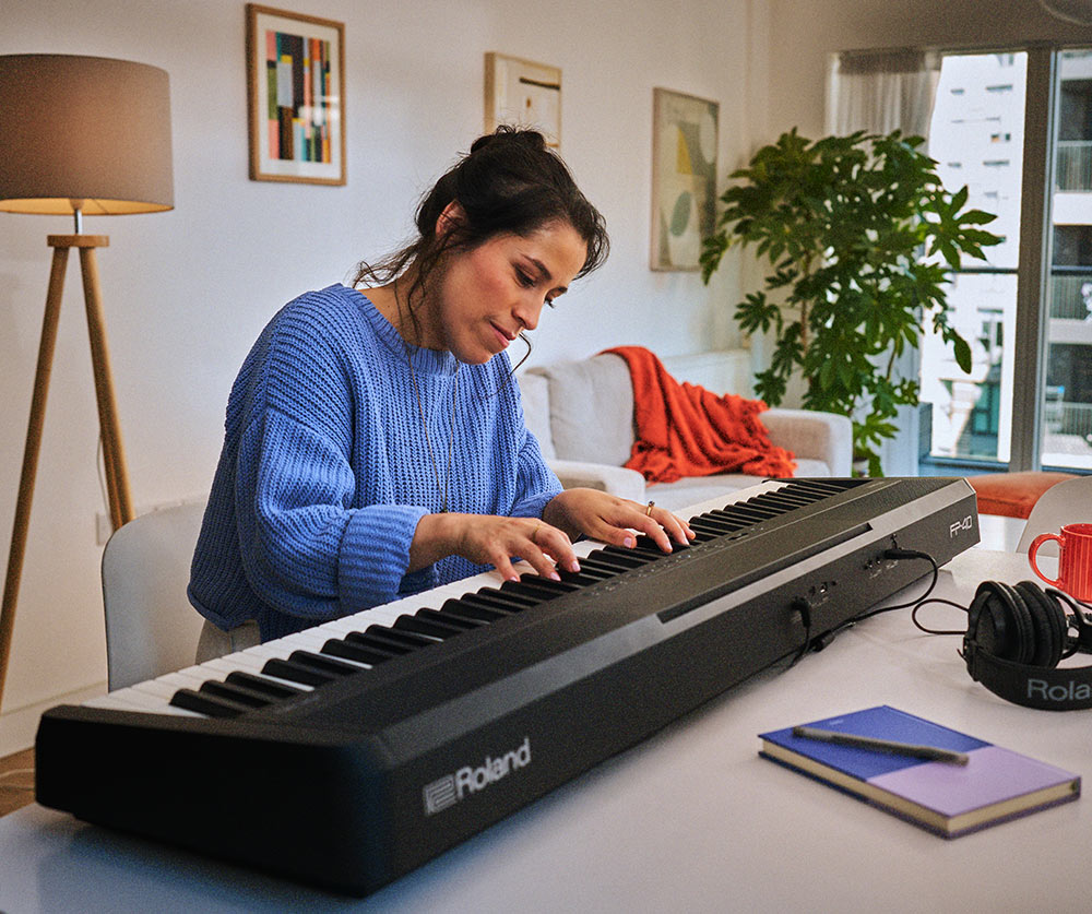 <b>Roland FP-40 Black Piano Digital Port&aacute;til com WI-FI nova app PIANO SPHERE NEW!</b>