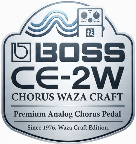 <b>BOSS CE-2W Pedal CHORUS Edi&ccedil;&atilde;o Especial BOSS WAZA CRAFT</b>