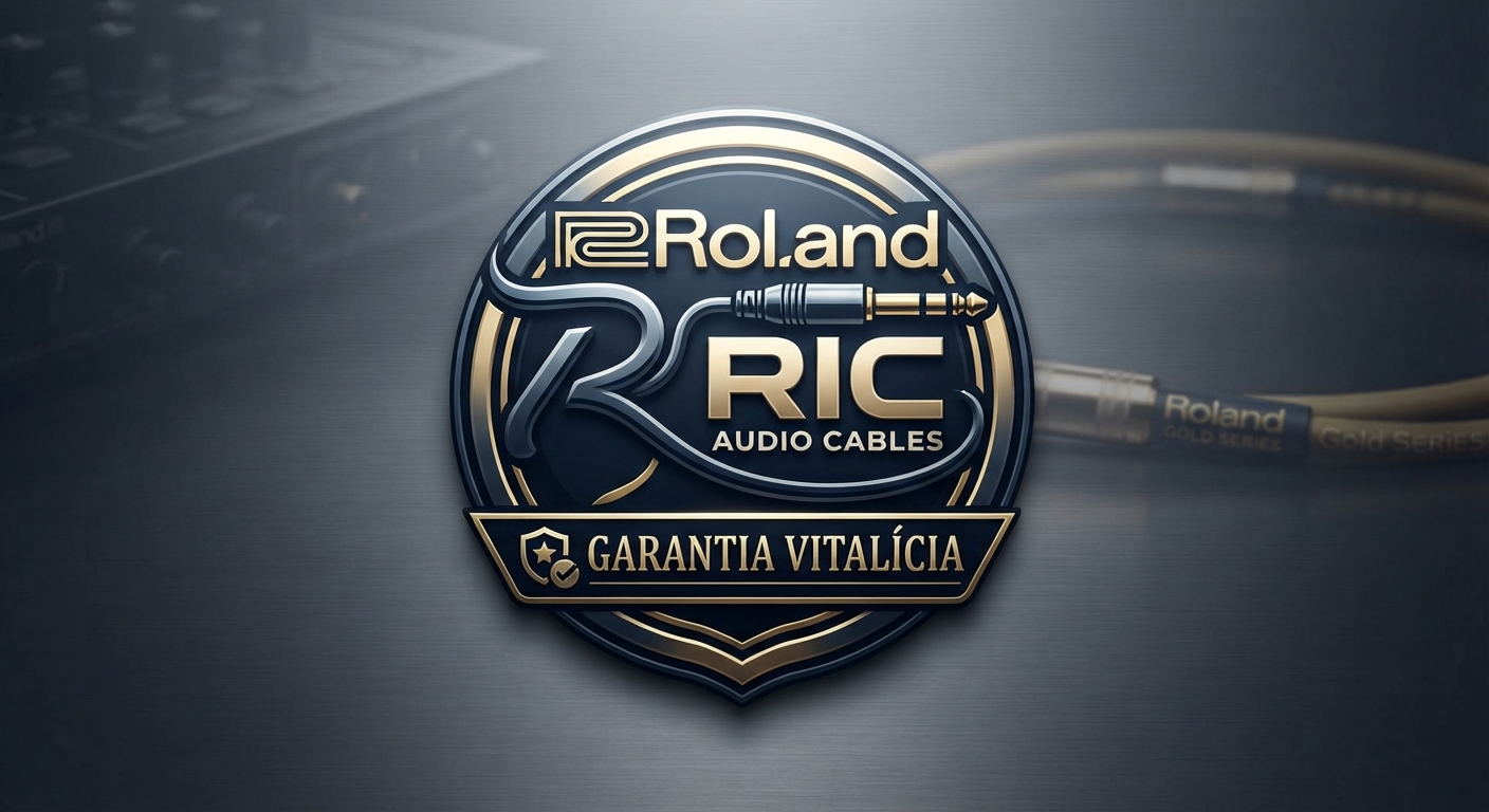 <b>Roland RIC Cabos Audio Instrumento Profissionais com Garantia Vitalícia</b>