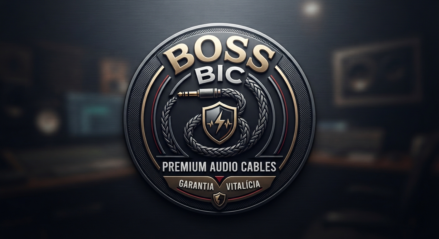 <b>BOSS BIC Cabos de Instrumento Revestimento em Malha Garantia Vitalícia</b>