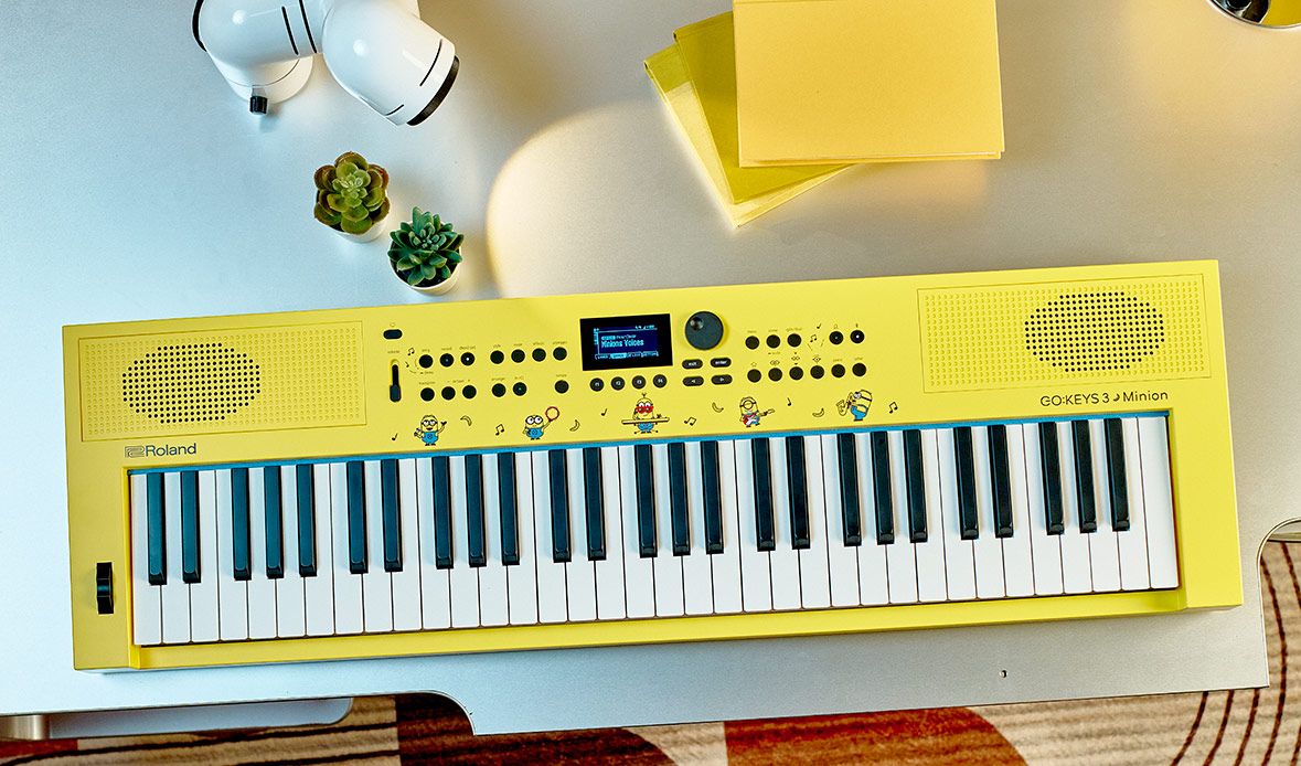 <b>Roland GO:KEYS 3 MINION INSPIRED BY ILLUMINATION’S MINIONS</b>