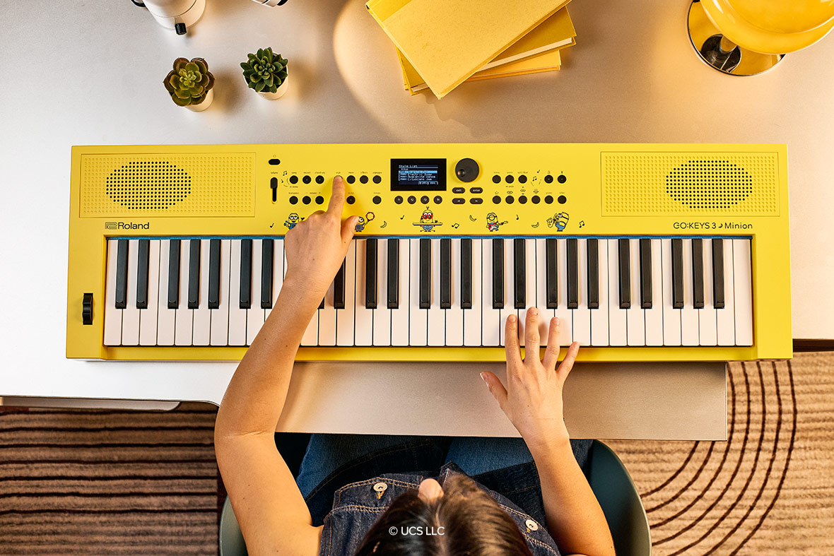 <b>Roland GO:KEYS 3 MINION INSPIRED BY ILLUMINATION’S MINIONS</b>