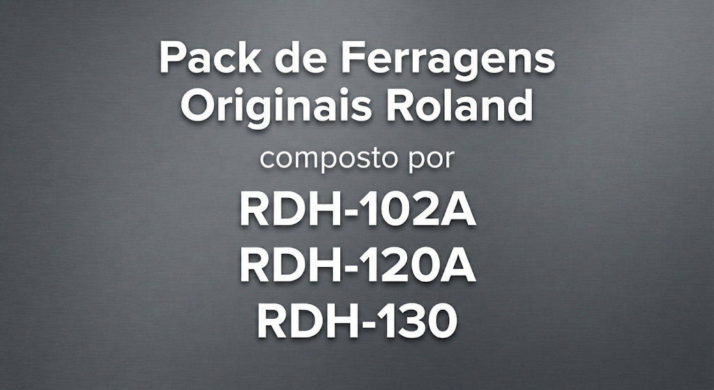 <b>Roland Pack Hardware RDH-Series 3-Pe&ccedil;as para Baterias E-drums</b>