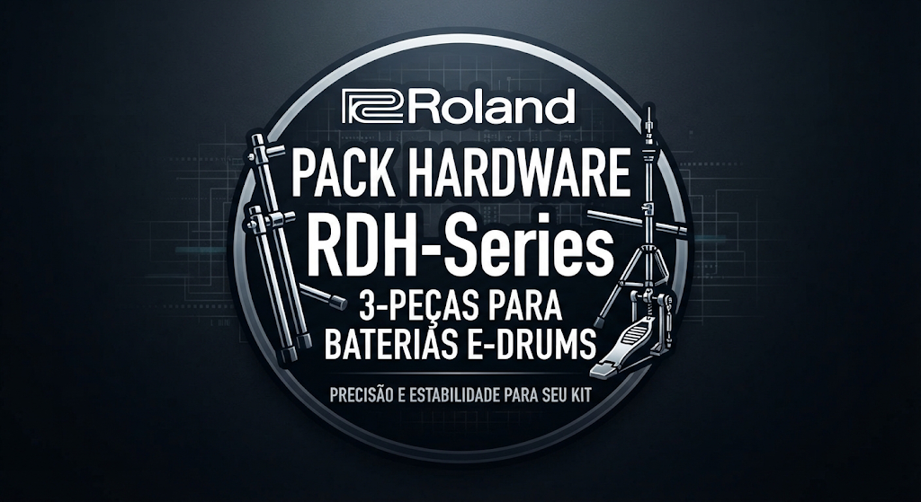 <b>Roland Pack Hardware RDH-Series 3-Pe&ccedil;as para Baterias E-drums</b>