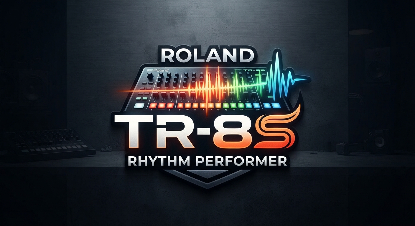 Roland TR-8S Caixa de Ritmos para M&uacute;sica Eletr&oacute;nica com USB e SDHC